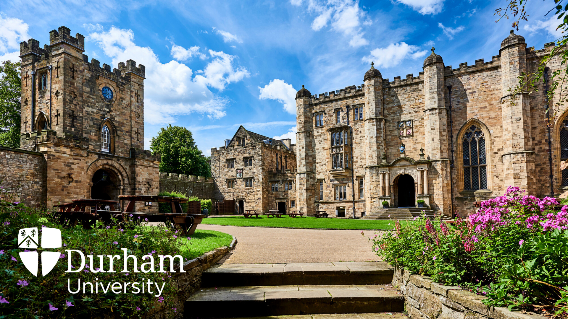 View of historic Durham Castle